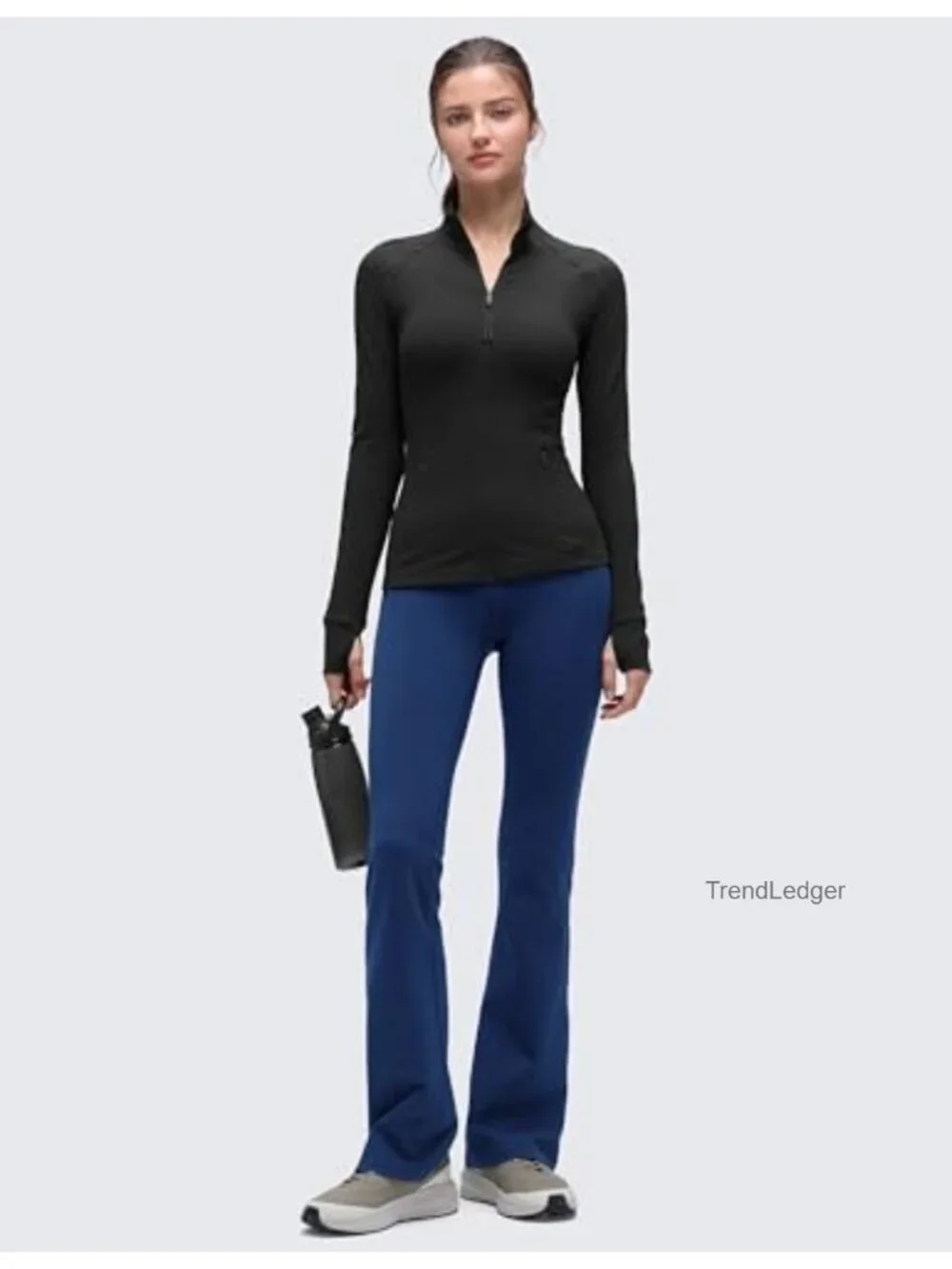 Butterluxe Hip Length Full Zip Track Jacket with Thumb Holes